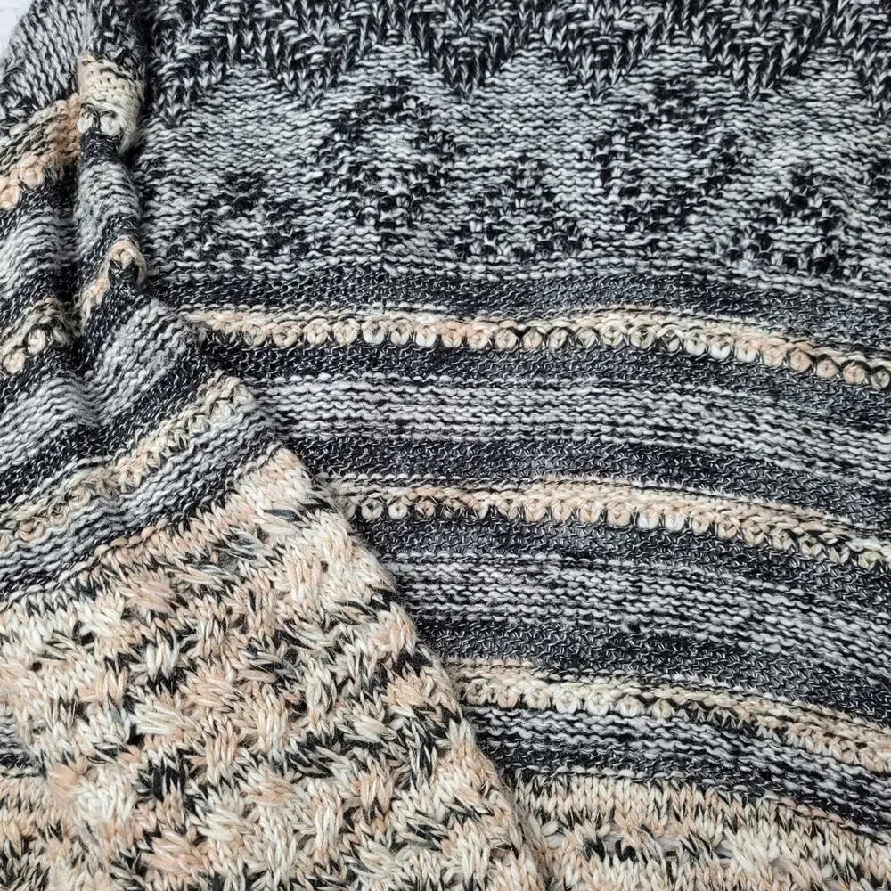 Maurices Long Marled Open Front Cardigan size XL